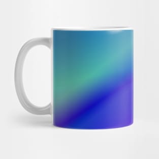 blue green abstract art Mug